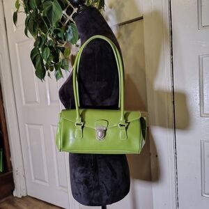 Y2k Green Apple Indie Sleaze Shoulder Office Corp Purse